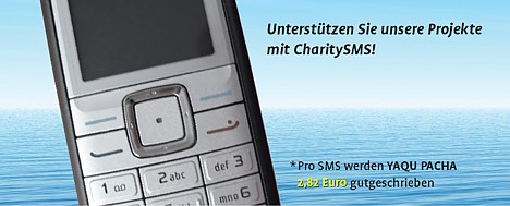 Untersttzen Sie unsere Projekte mit CharitySMS